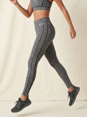 PINK Victoria's Secret Heather Gray Leggings with Side Seam Detail